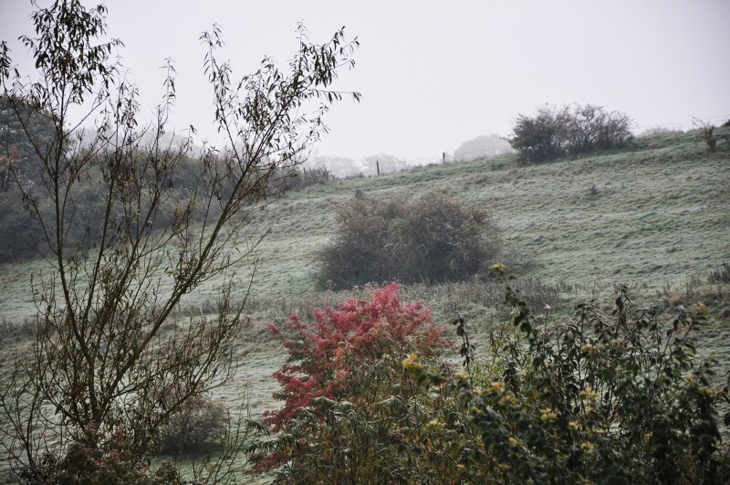 Der erste Schnee im Oktober