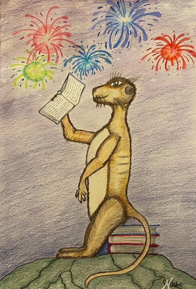 Lesendes Erdmännchen