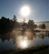 Sonnenaufgang am See