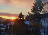 Sonnenaufgang im Februar